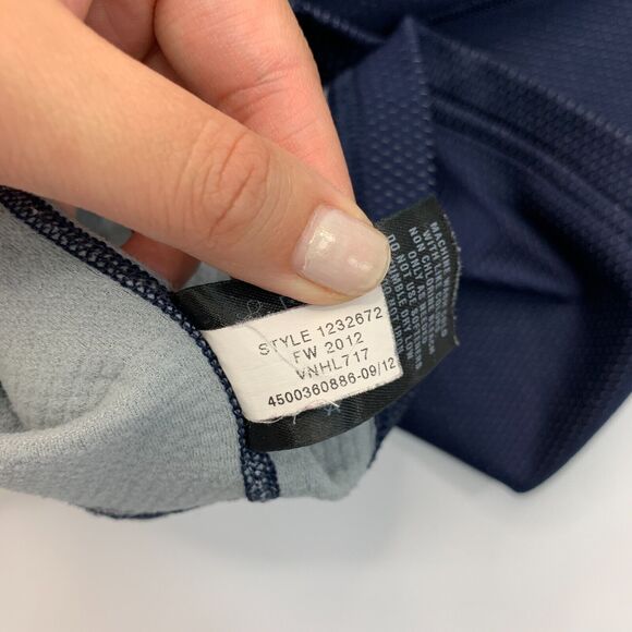 Under Armour ColdGear Sweatshirt Mens M Medium Navy Quarter Zip Outdoor Training - Picture 11 of 13